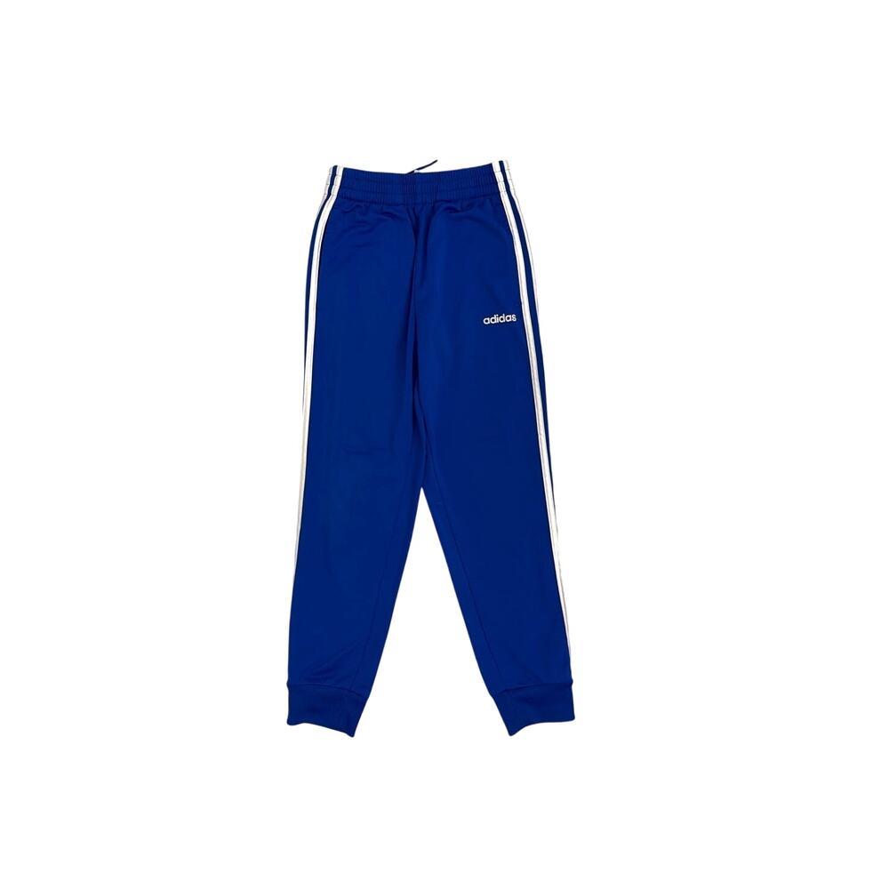 Adidas Essentials 3-Stripes Joggers Track Pants Blue White Youth Small (8)